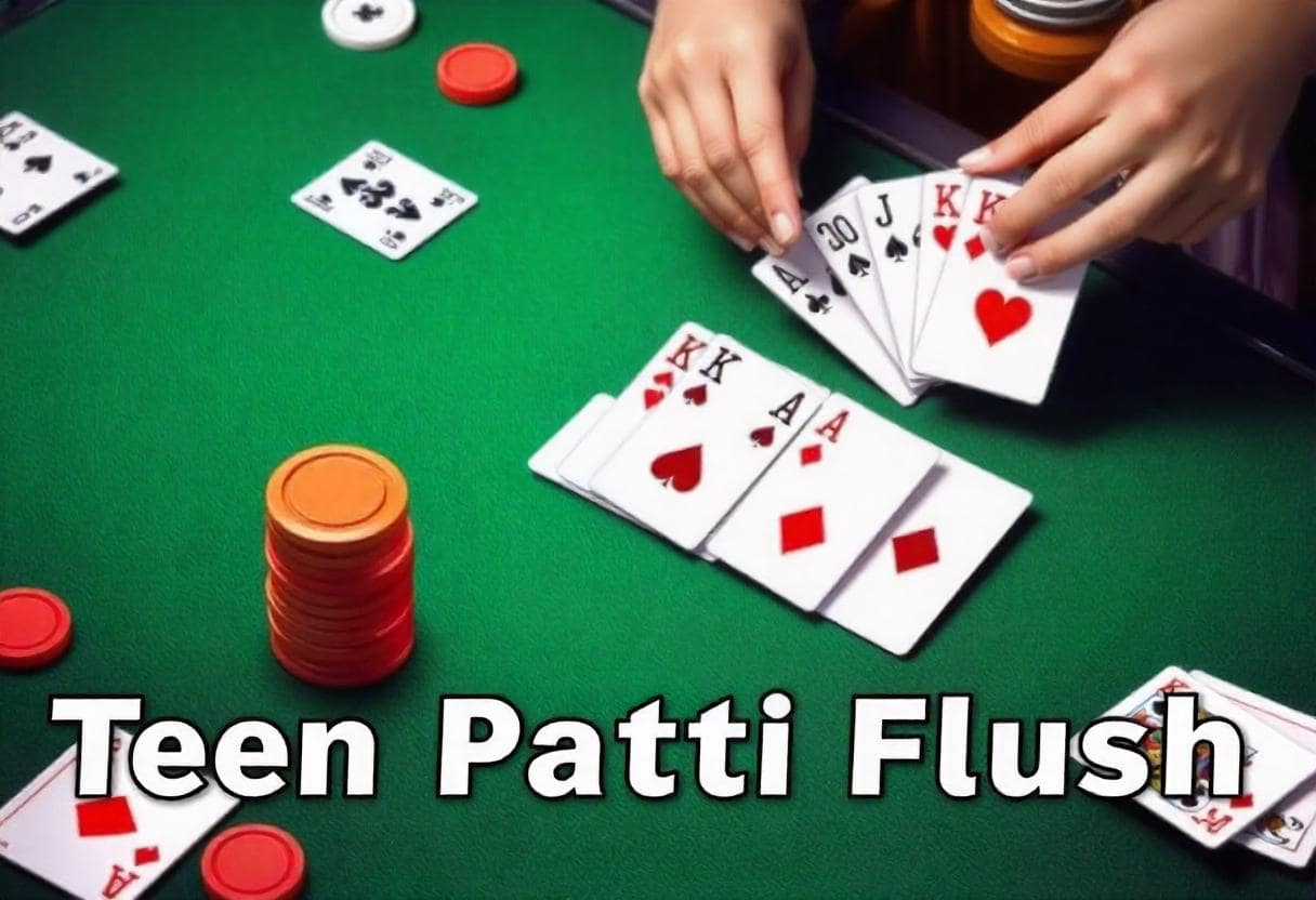 teen patti flush